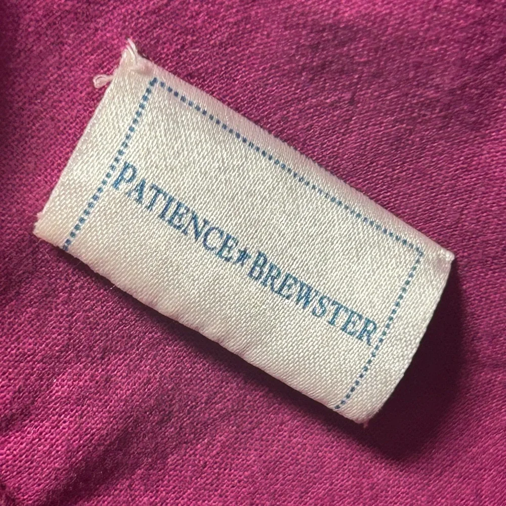 PATIENCE BREWSTER boho Beaded Cotton Crossbody Bag